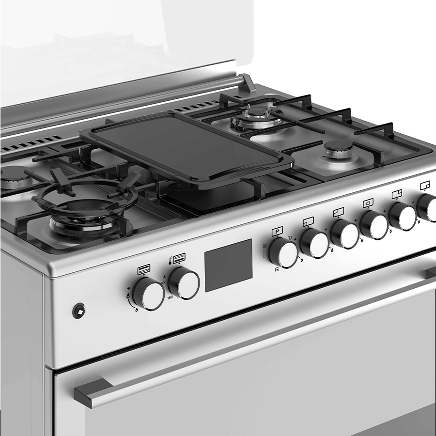 Gas Cooker, Inox, 90cm LMC906GG
