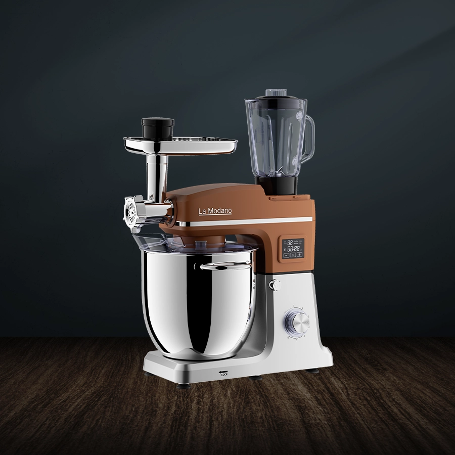 Stand mixer with bowl coffee colour 12 liter