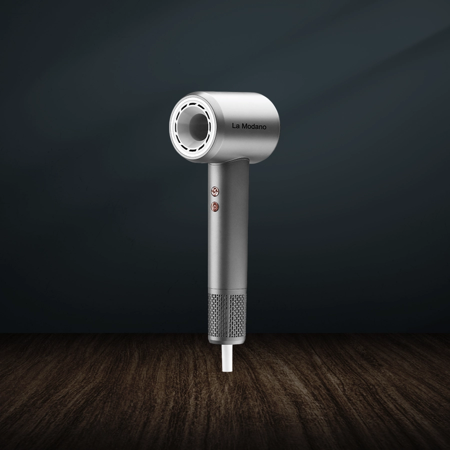 Hair Dryer Gray 1600w 3 Heat Settings